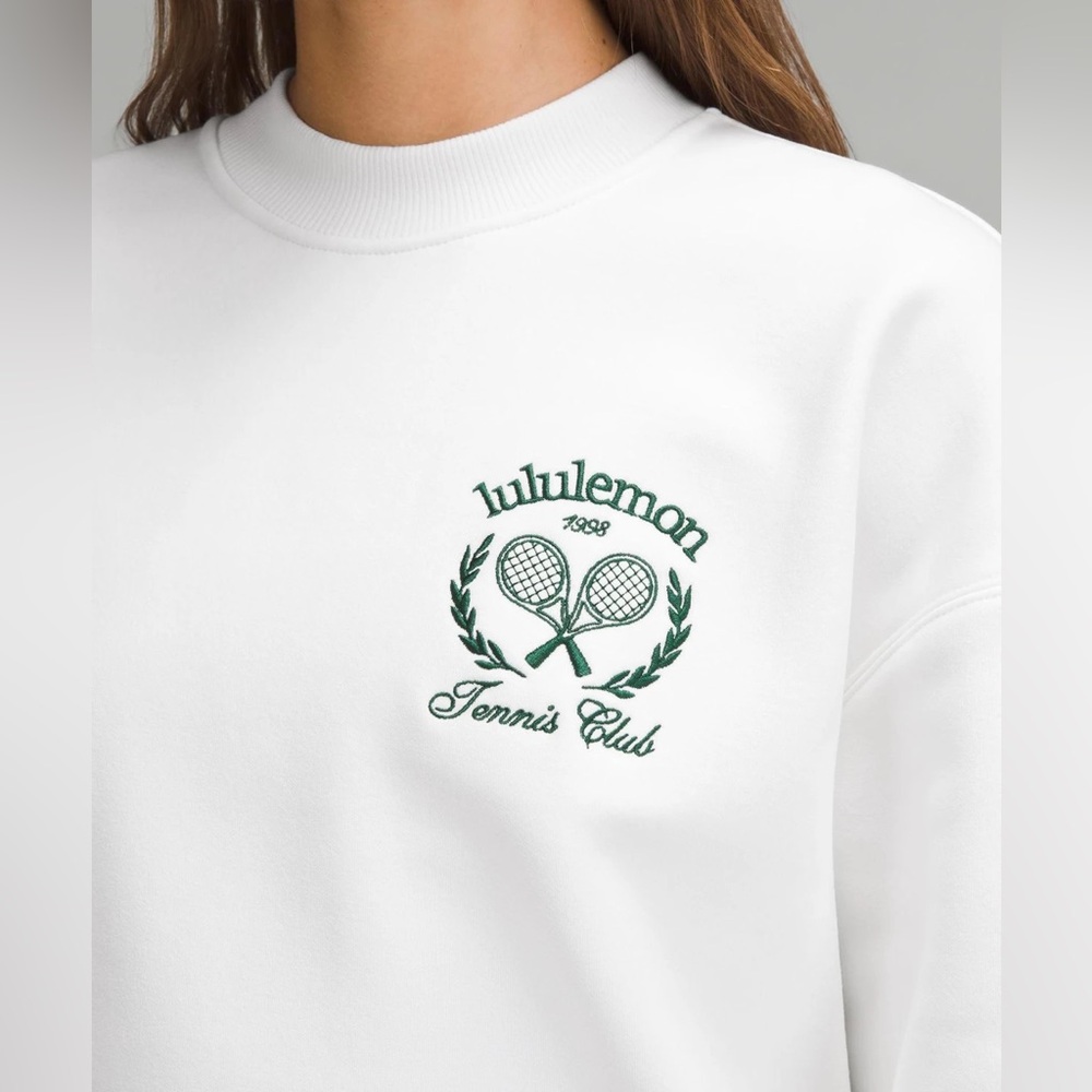 Lululemon Heavyweight Fleece Pullover *Tennis Club EUC Size Small - Picture 7 of 9